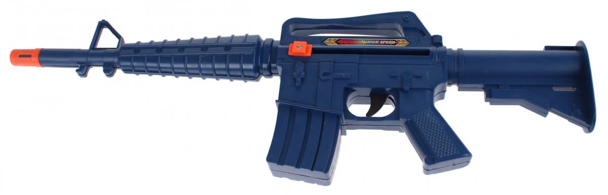 Toi-toys Geweer M16 Met Geluid 49 Cm Blauw