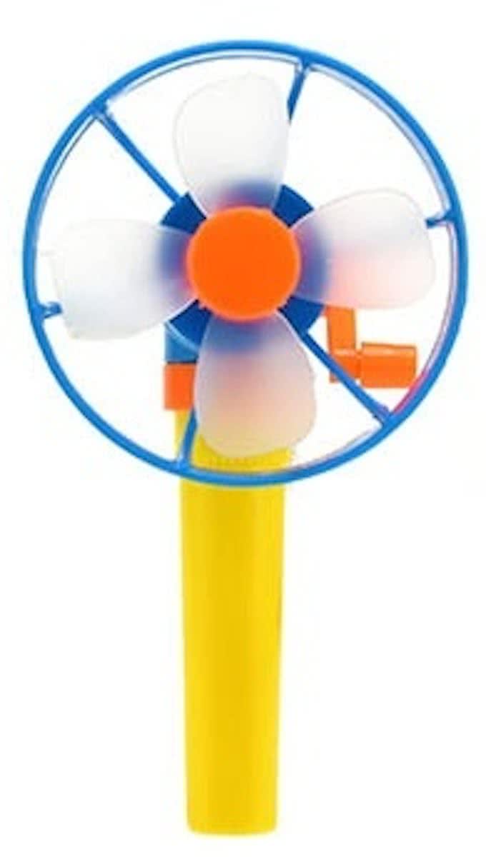 Toi-toys Handventilator 14 Cm Blauw/geel