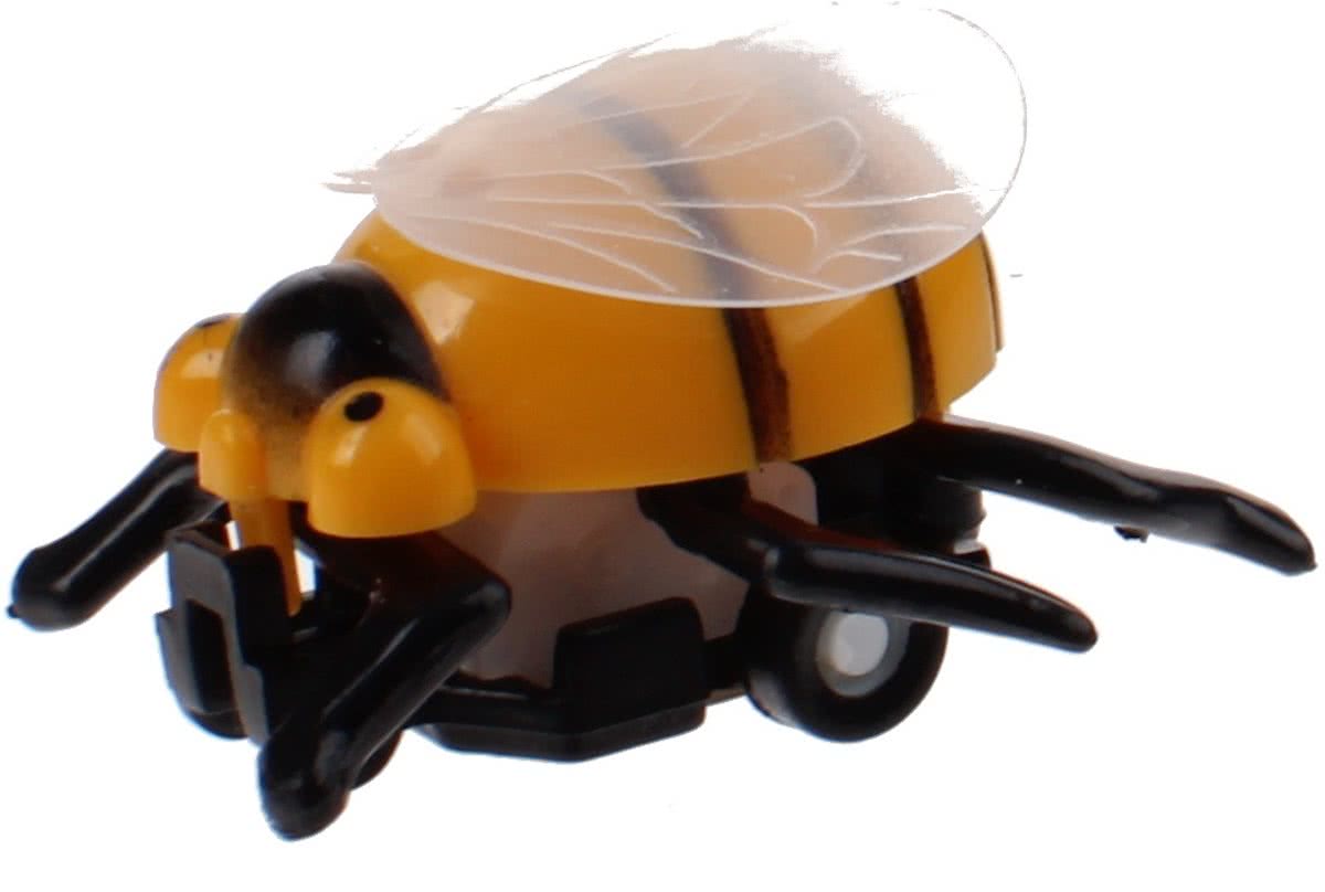 Toi-toys Insectenauto Pull Back Bij 4,5 Cm Geel/zwart