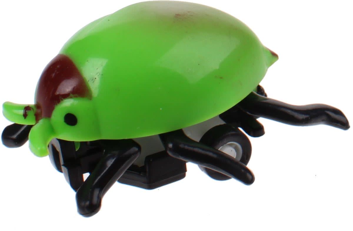 Toi-toys Insectenauto Pull Back Tor 4,5 Cm Groen/zwart