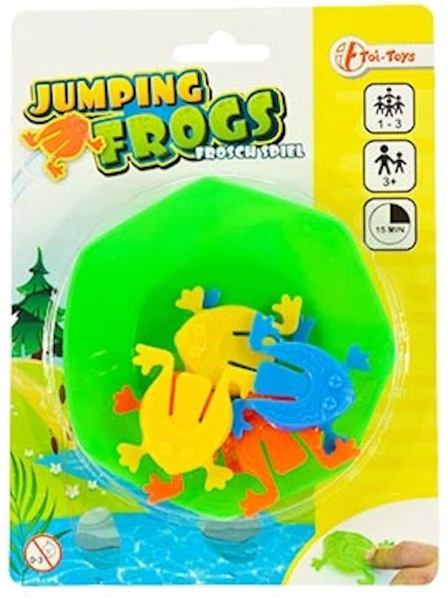 Toi-toys Jumping Frogs Kikkerspel 7- Delig 9.5 Cm