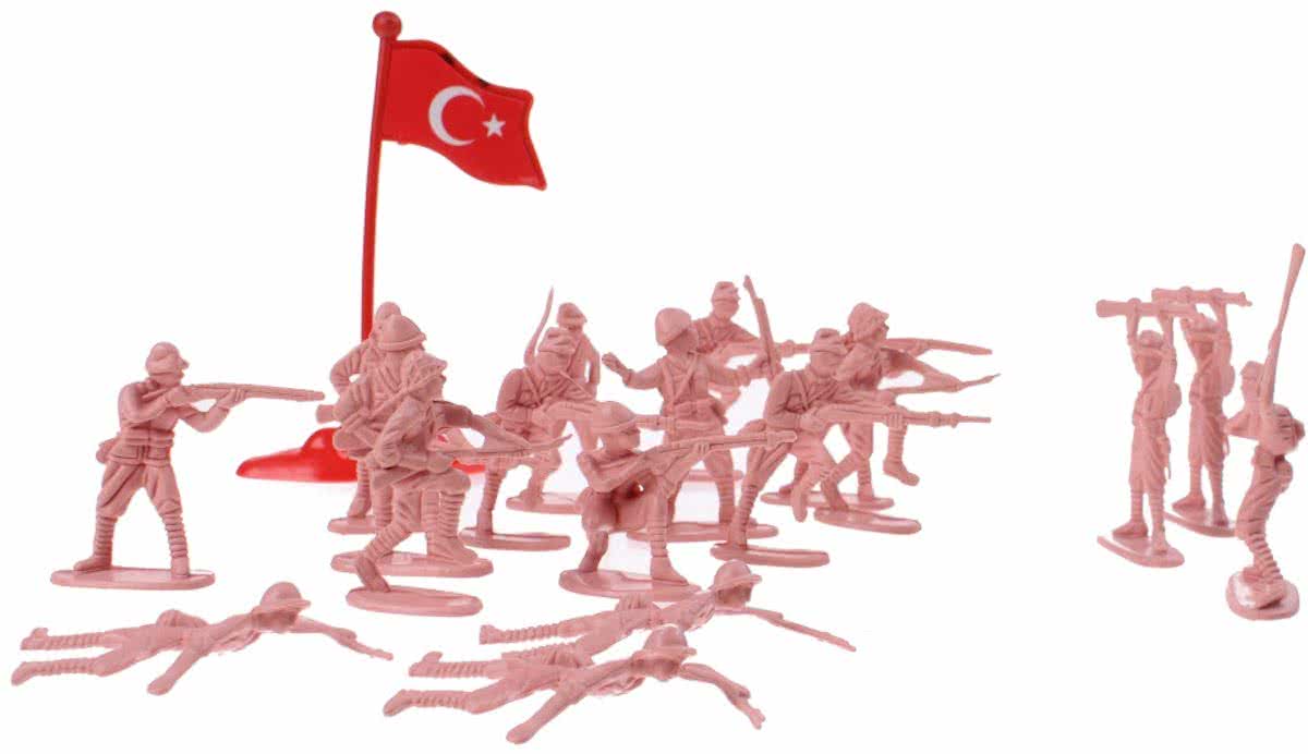 Toi-toys Leger Speelset Turkije 20- Delig Roze