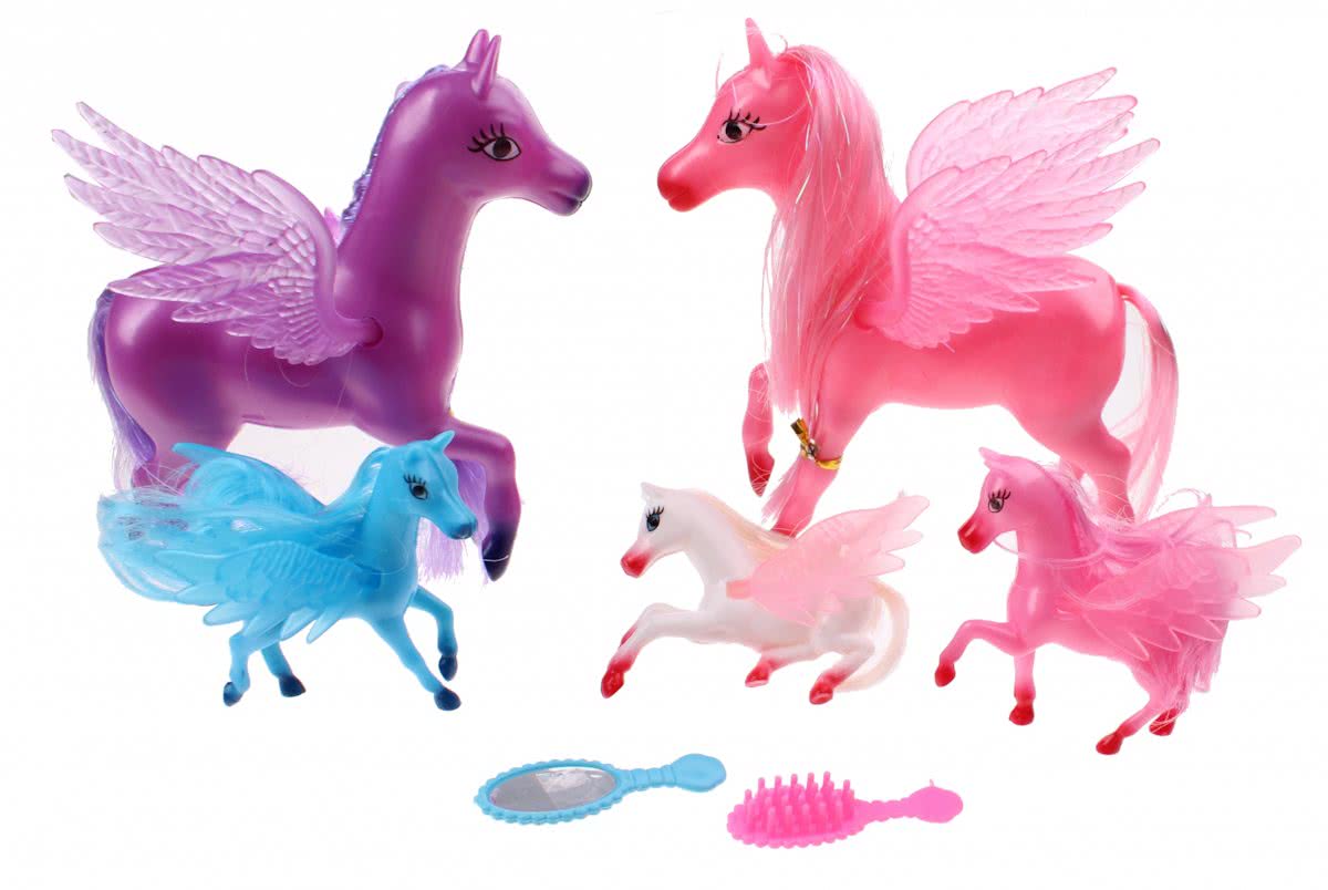 Toi-toys Magic Pegasus Paarden 7-delig 15 Cm