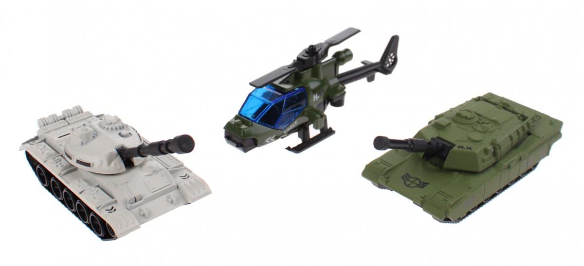 Toi-toys Militaire Voertuigen Special Force 3-delig Diecast