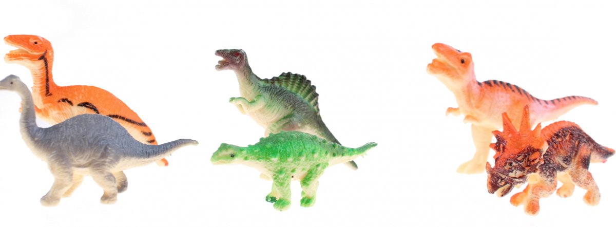 Toi-toys Miniatuur Dinosaurus Set 6-delig B