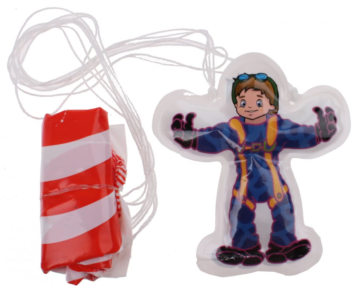 Toi-toys Parachutespringer 10 Cm Blauw/geel