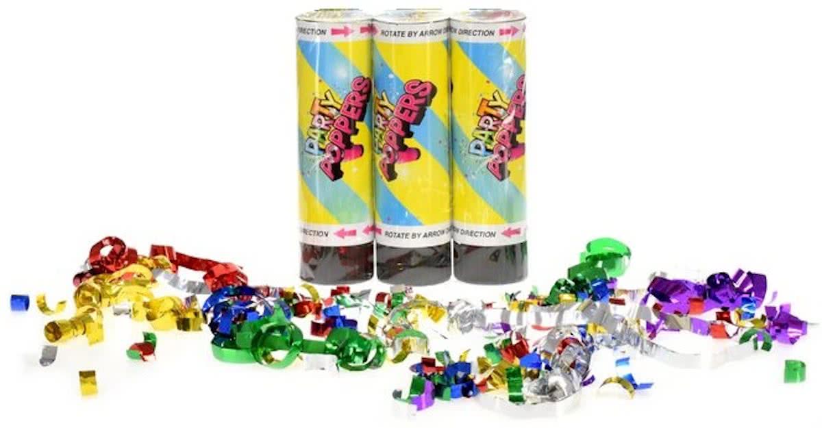 Toi-toys Party Poppers 15 Cm 3 Stuks