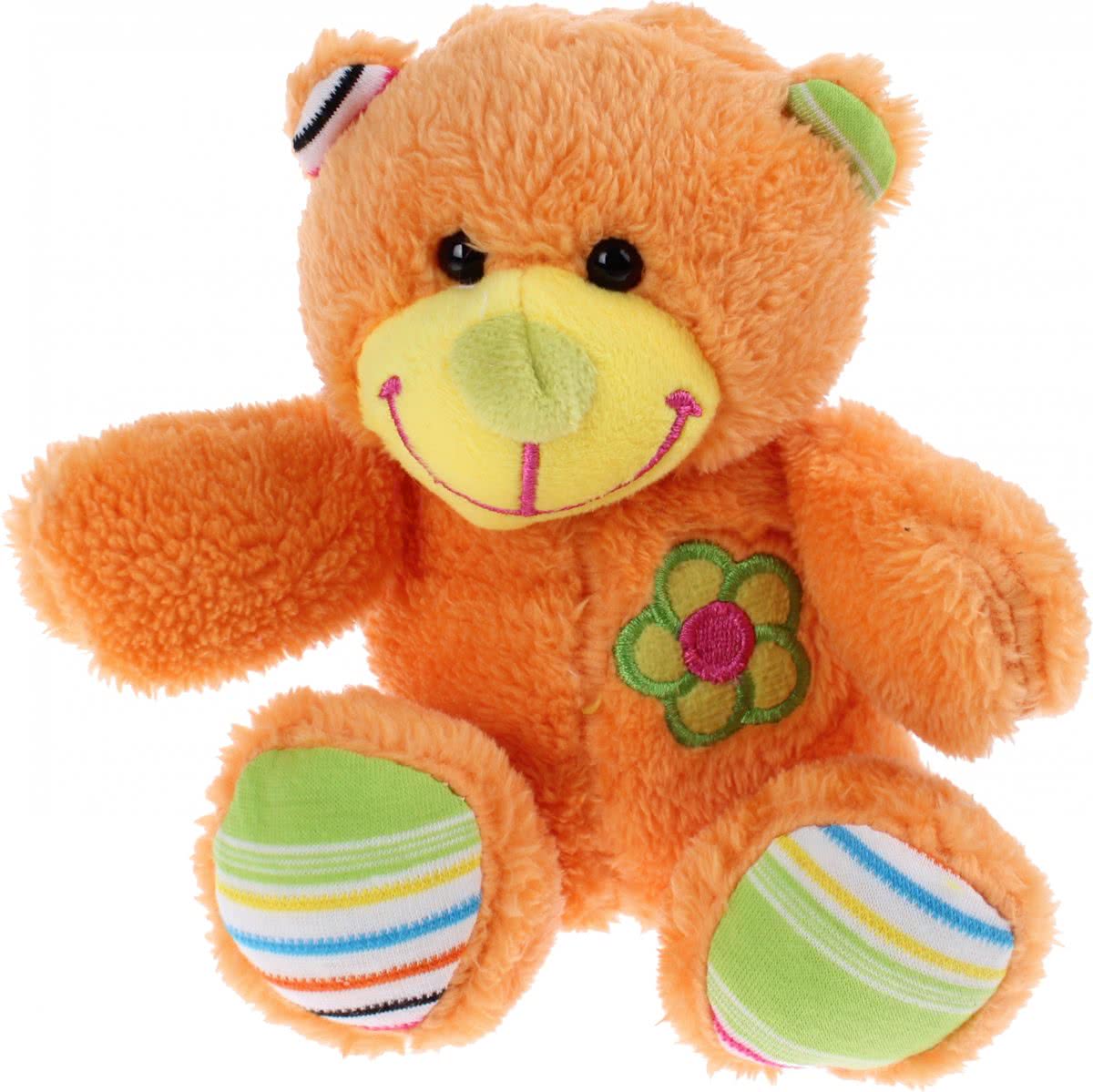 Toi-toys Pluche Knuffel Beer Oranje