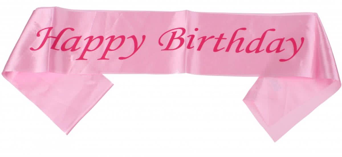 Toi-toys Sjerp Happy Birthday 75 Cm Roze