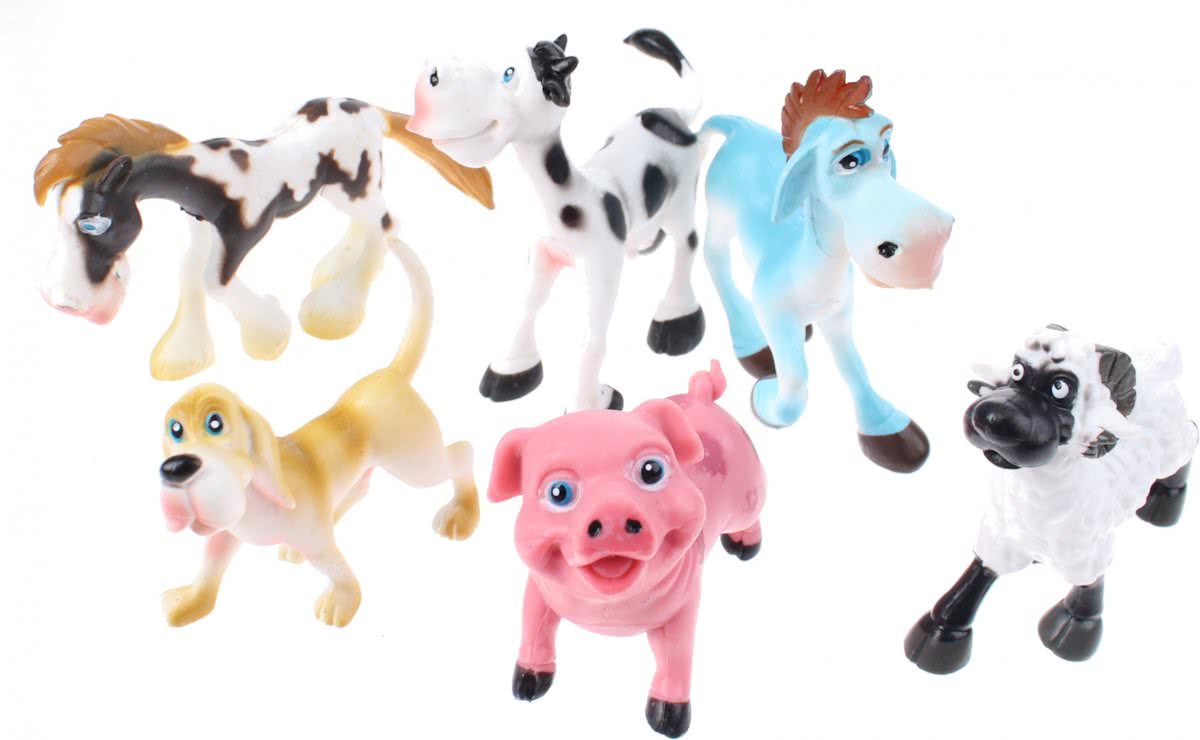 Toi-toys Speelset Boerderij 6-delig 15 Cm