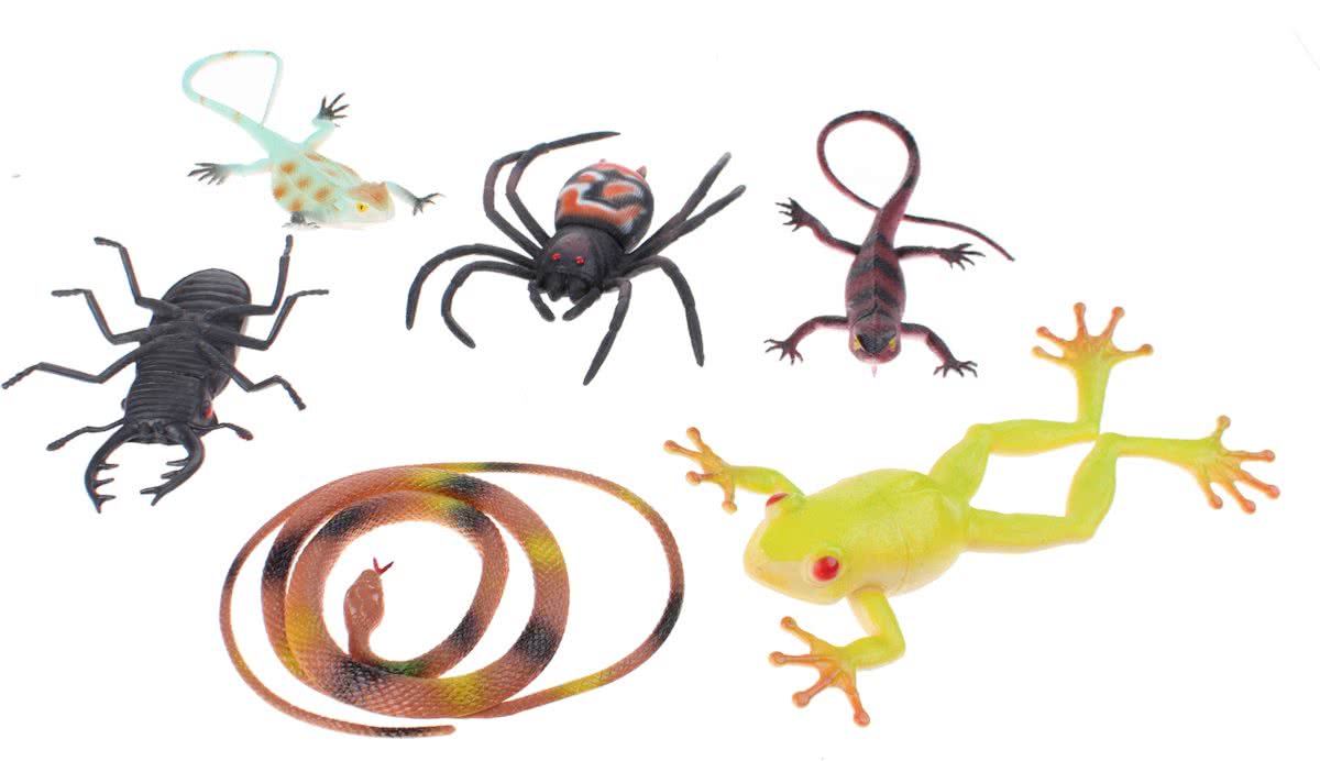 Toi-toys Speelset Insecten En Reptielen 6-delig 20 Cm