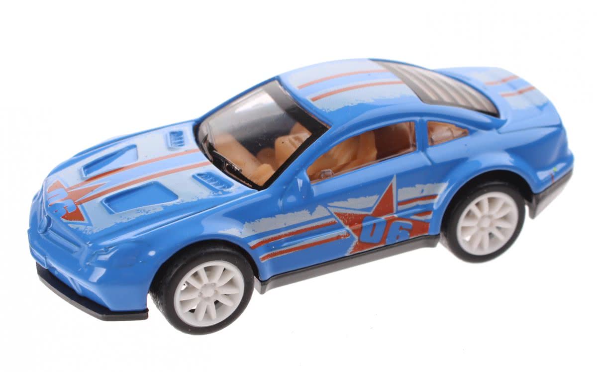 Toi-toys Street Racer Pull Back Diecast 8 Cm Blauw