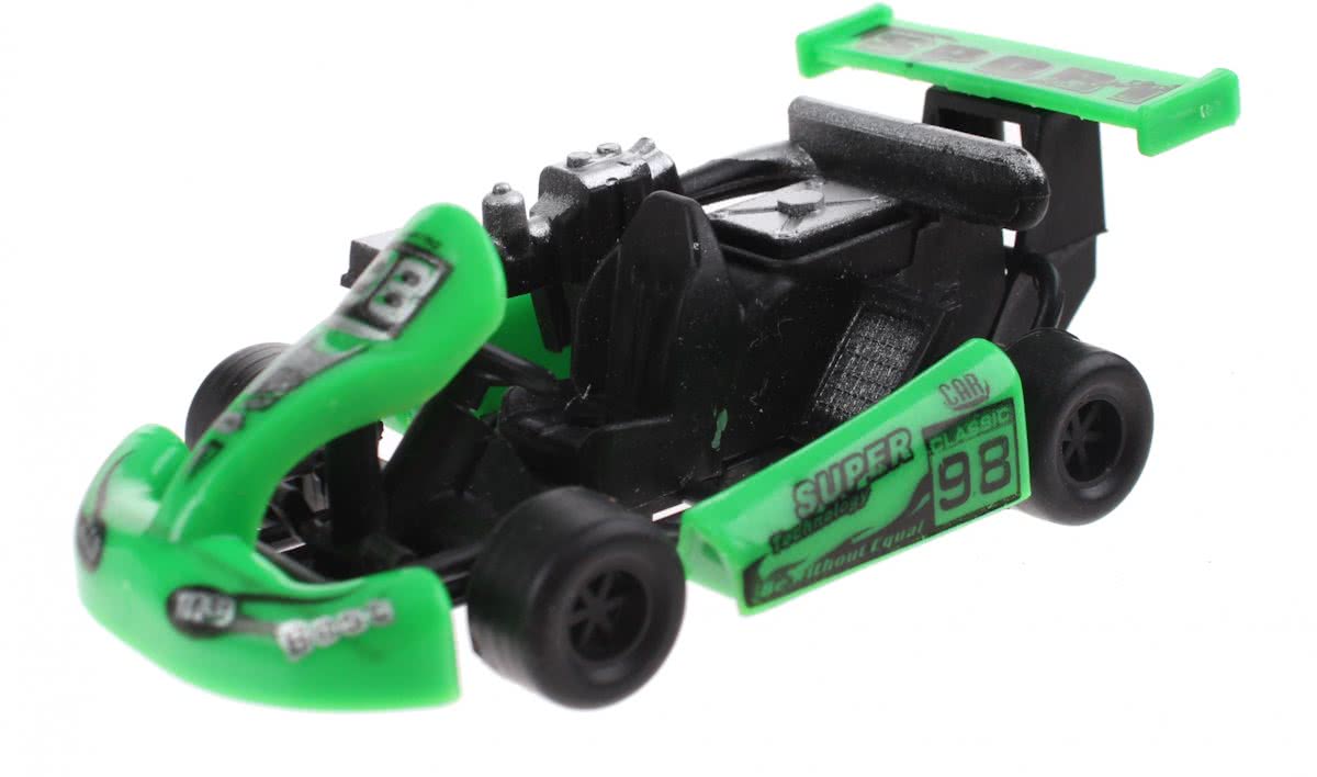 Toi-toys Super Kart 9 X 5 X 3 Cm Groen