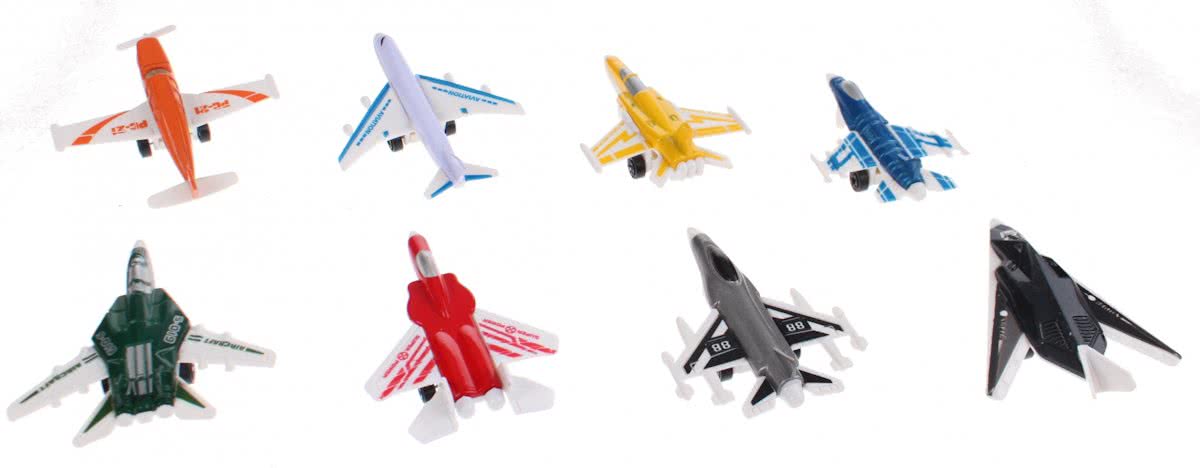 Toi-toys Vliegtuigset Airplanes 8-delig