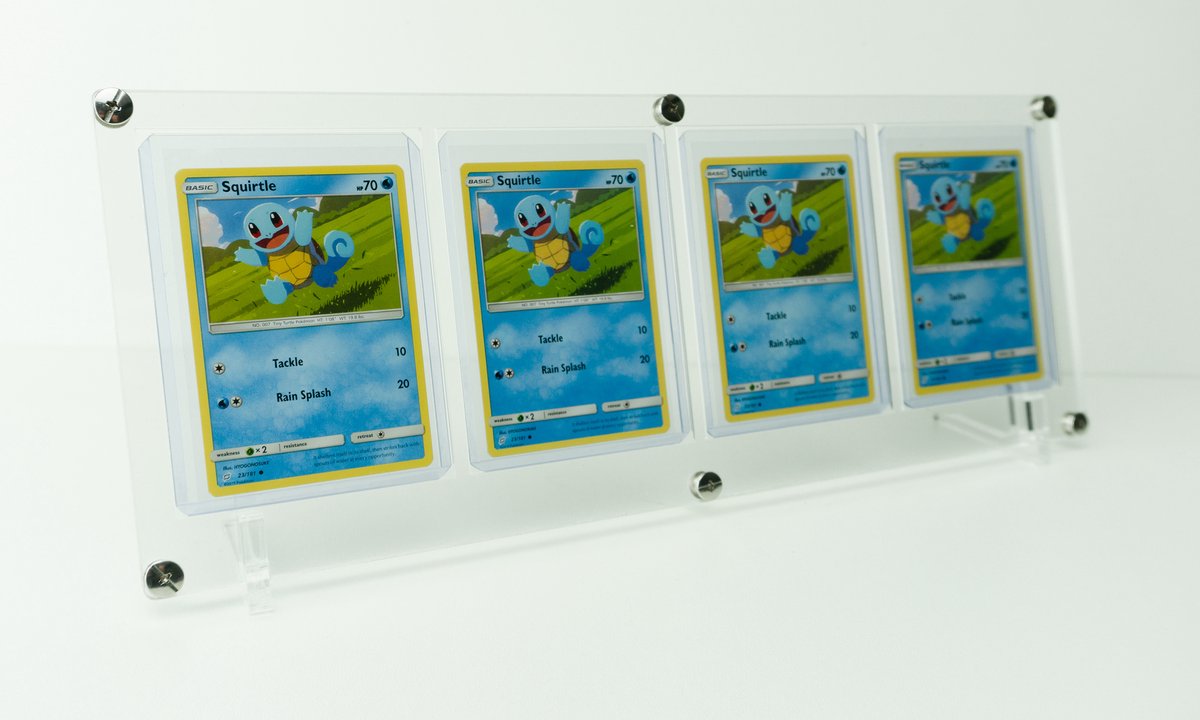 Display / Kaarthouder voor 4 Pokémon kaarten