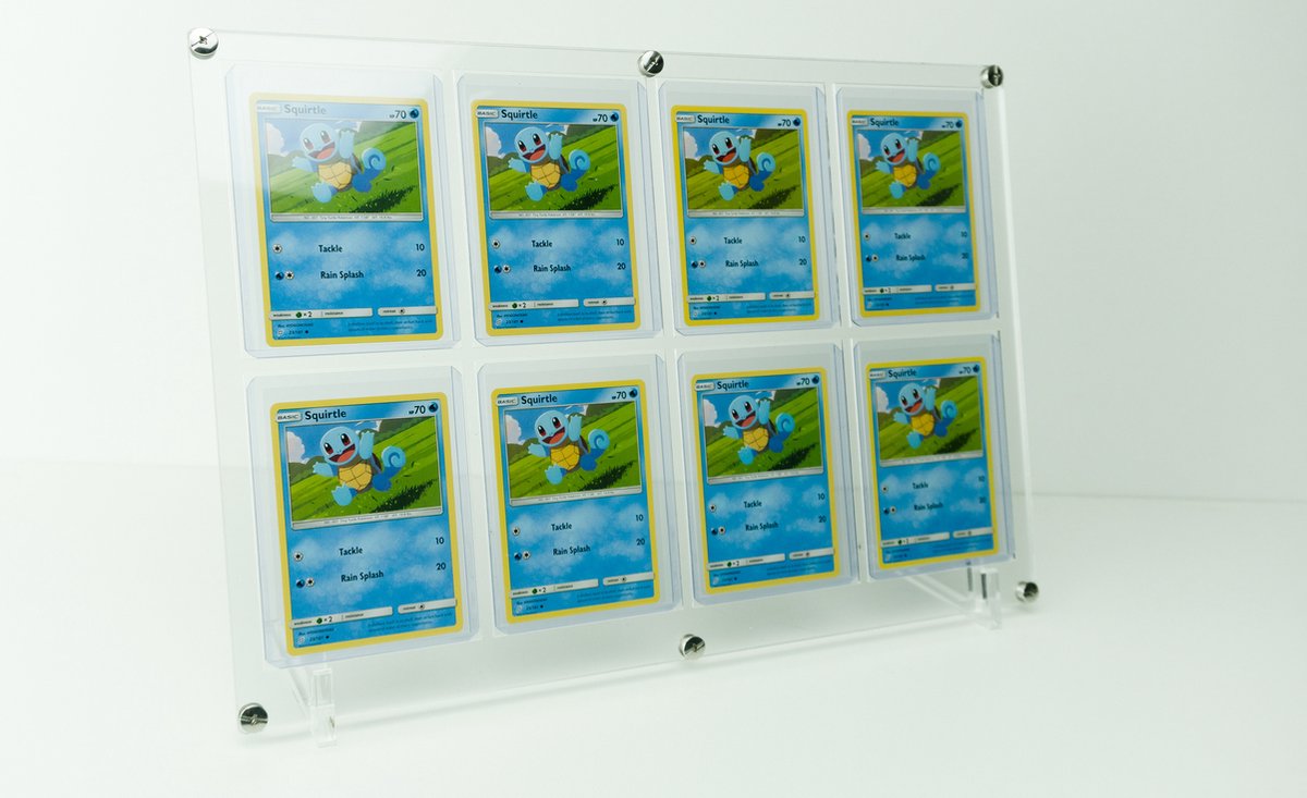 Display / Kaarthouder voor 8 Pokémon kaarten