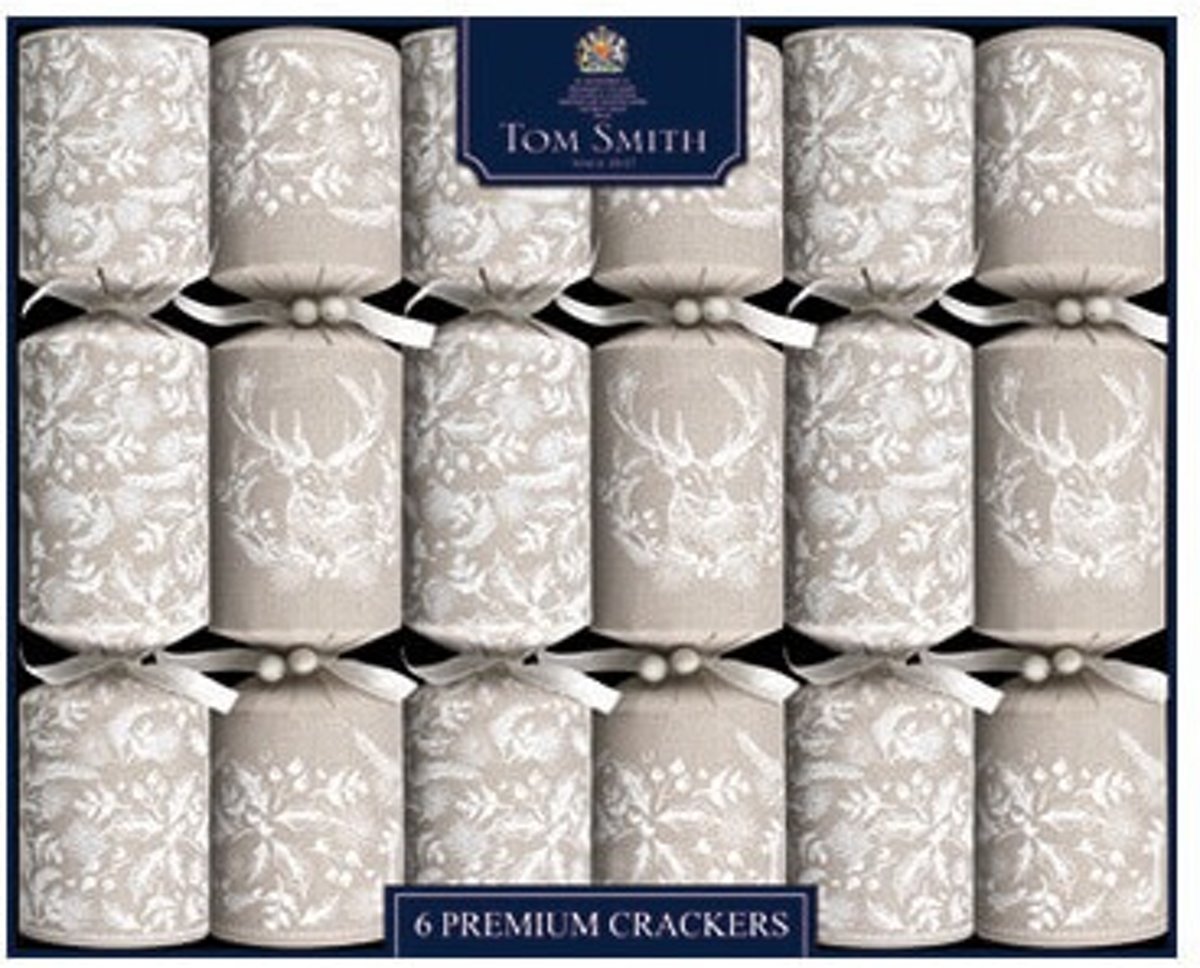 Christmas crackers Beige Premium crackers 6st