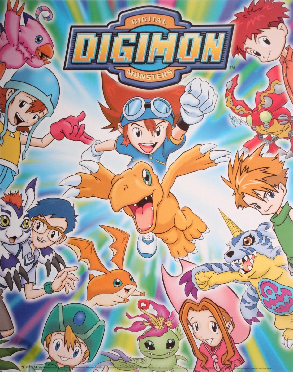 Tom Poster Digimon Power Junior 50x40 Cm Papier