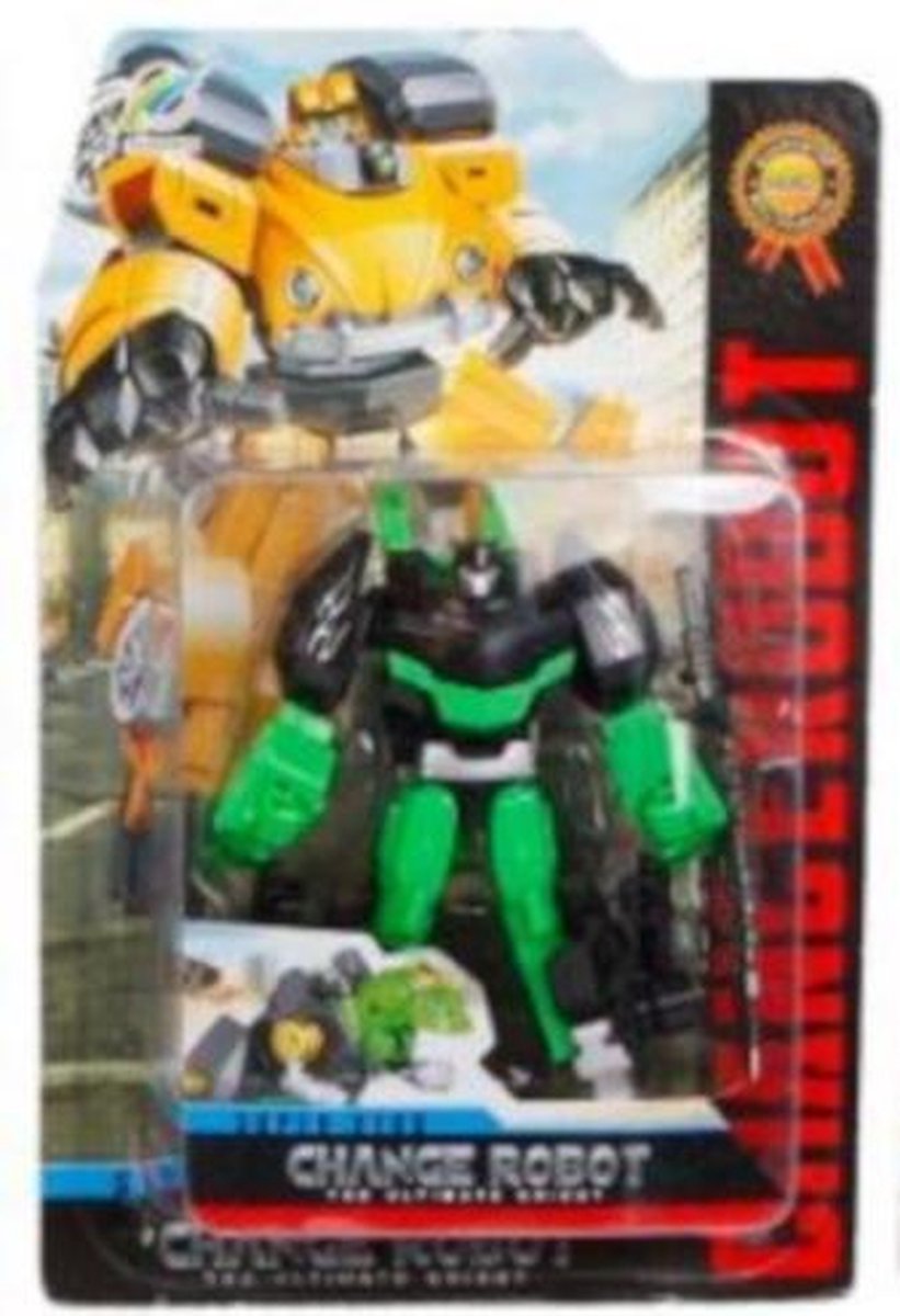 Tom Transformer Robot 12 Cm Groen