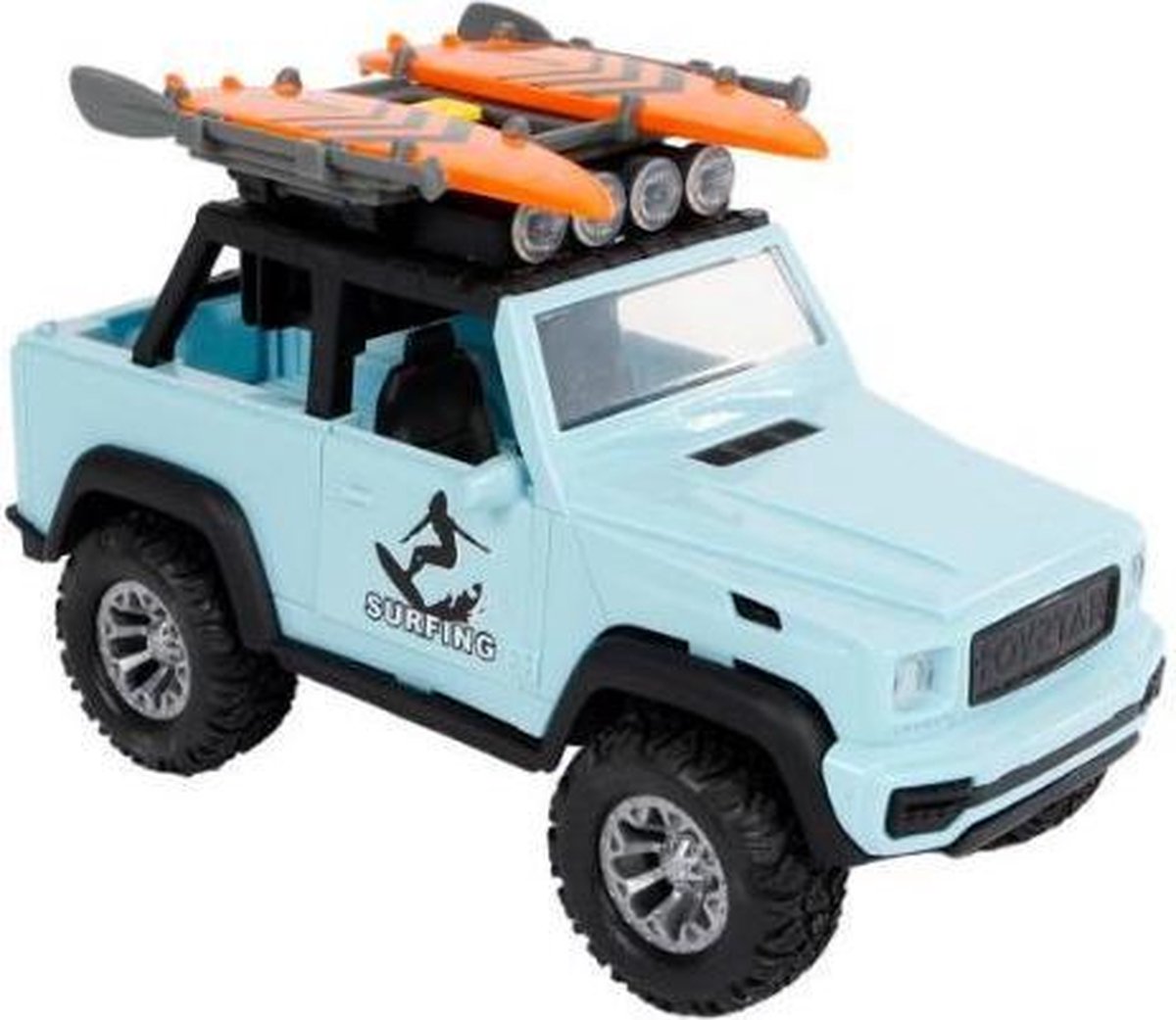 off-road auto 21 cm blauw