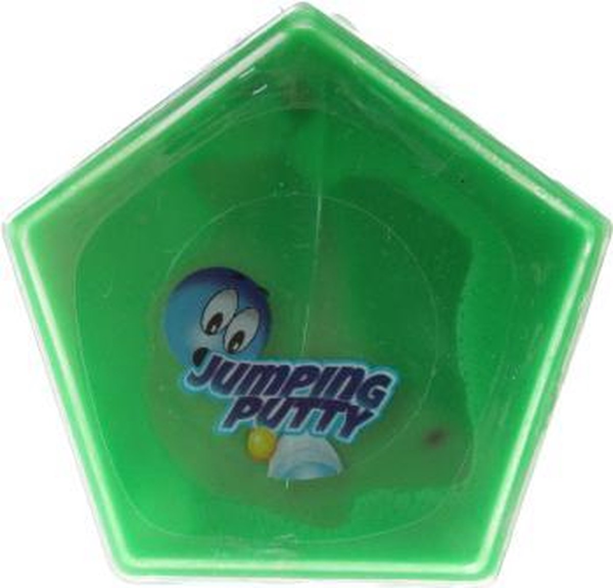 putty Jumping junior 5 x 5 cm siliconen groen