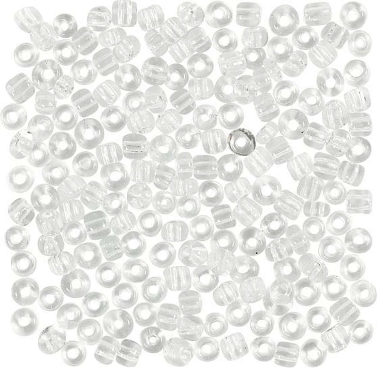 rocailles junior 4 mm transparant 25 gram