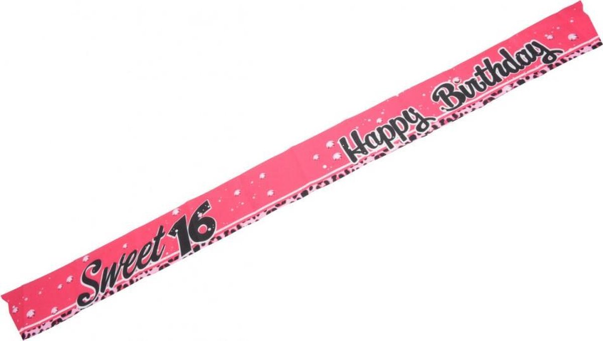 sjerp Sweet Sixteen meisjes 180 cm textiel roze