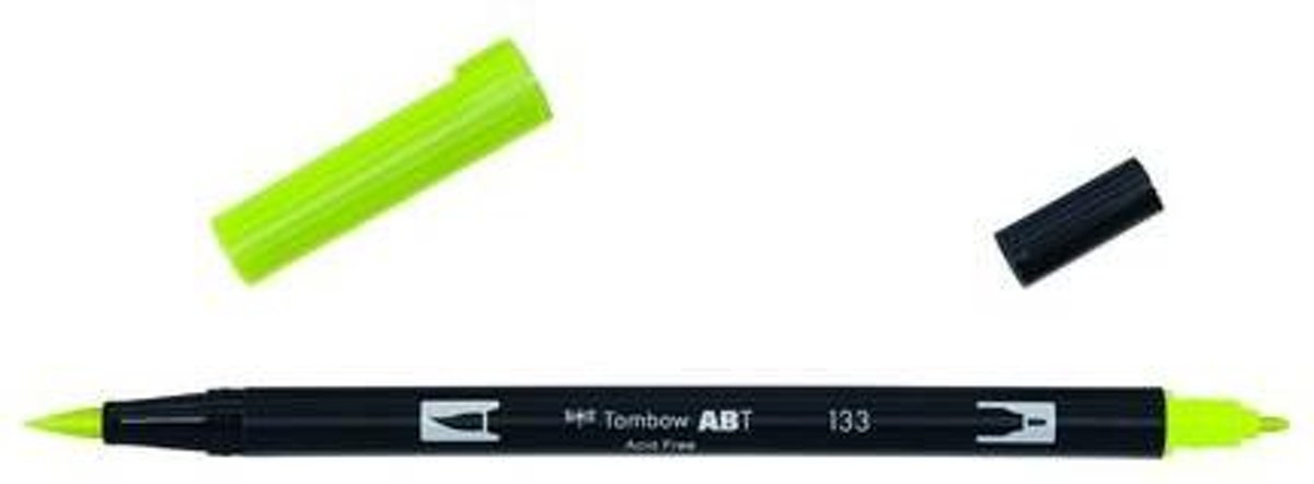   ABT dubbele brushpen chartreuse ABT-133