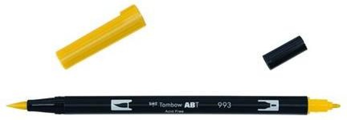 Tombow ABT dubbele brushpen chrome orange ABT-993