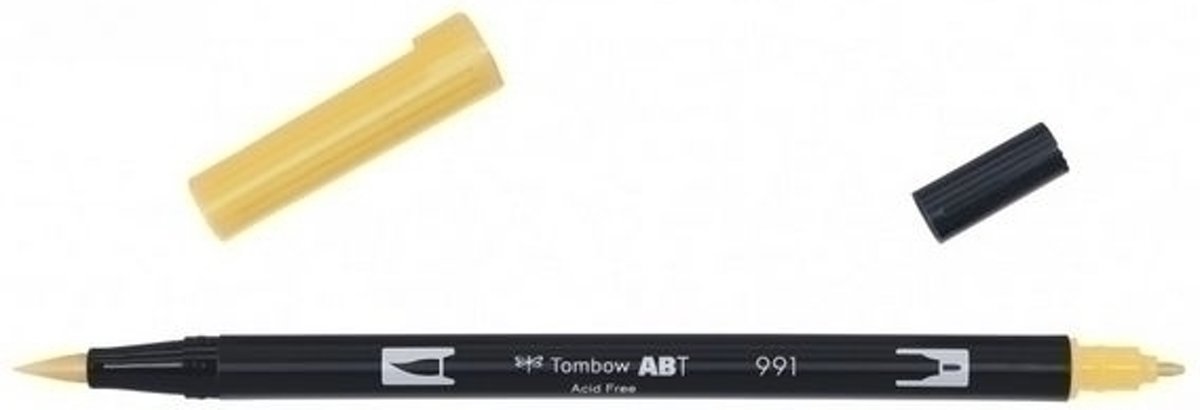 Tombow ABT dubbele brushpen light ochre ABT-991