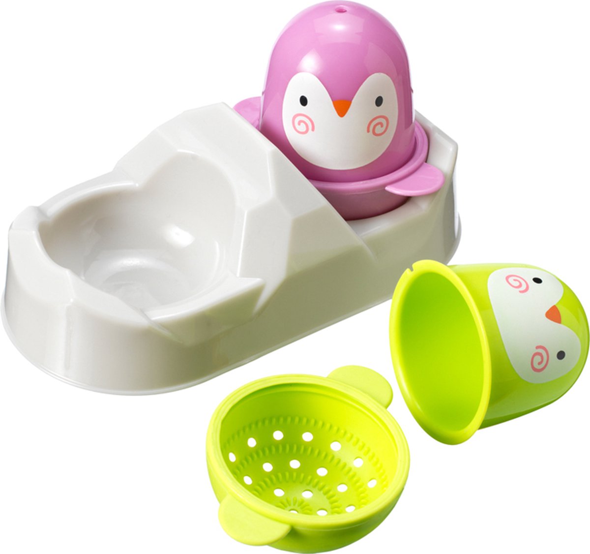 Tommee Tippee - badspeelgoed - bellenblaas voor bad - met houder - Percy en Penny Penguin