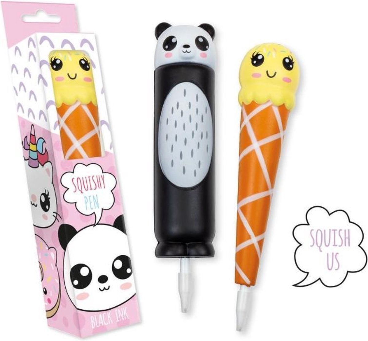 Squishy Panda Ijsje Kawaii pen - 1 verpakking - Back to School