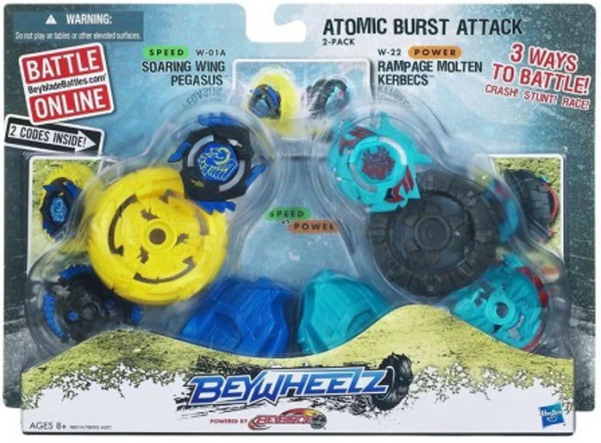 Beyblade Beywheelz Atomic Burst Attack - 2-Pack