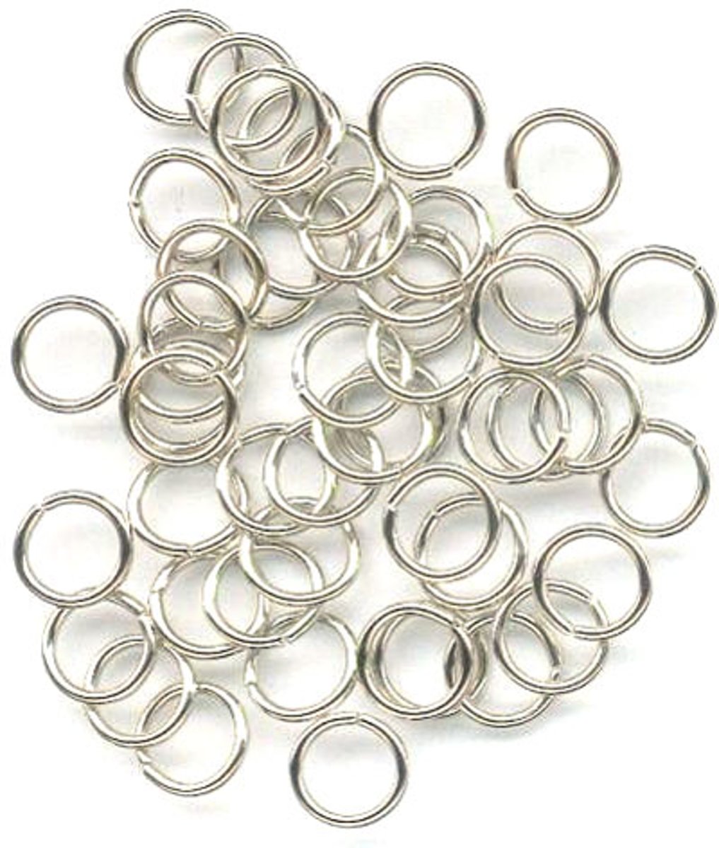 Split Ringen - Gehard - Zilverkleurig - 6mm - 100 Stuks