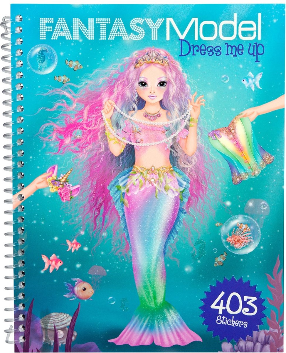 TOPModel Fantasy Dress Me Up stickerboek