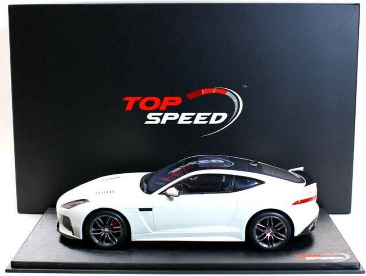 Jaguar F-Type SVR Glacier White 1-18 Top Speed