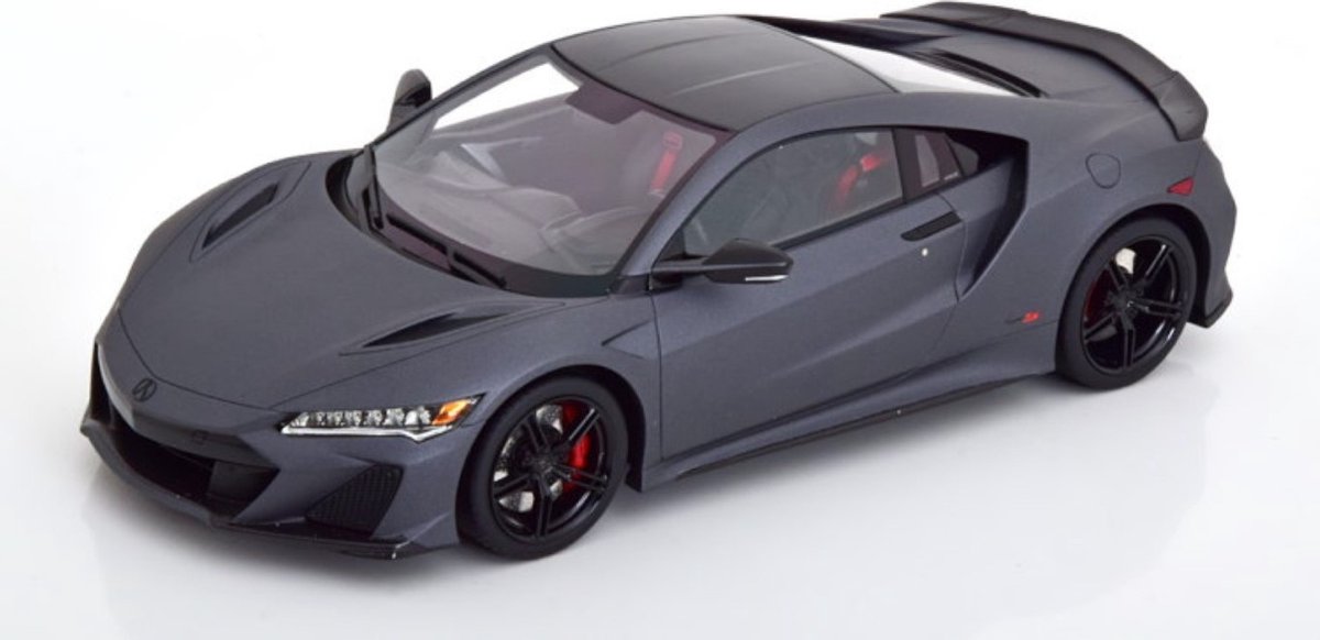 Top speed Honda NSX Type S LHD Grijs 1:18