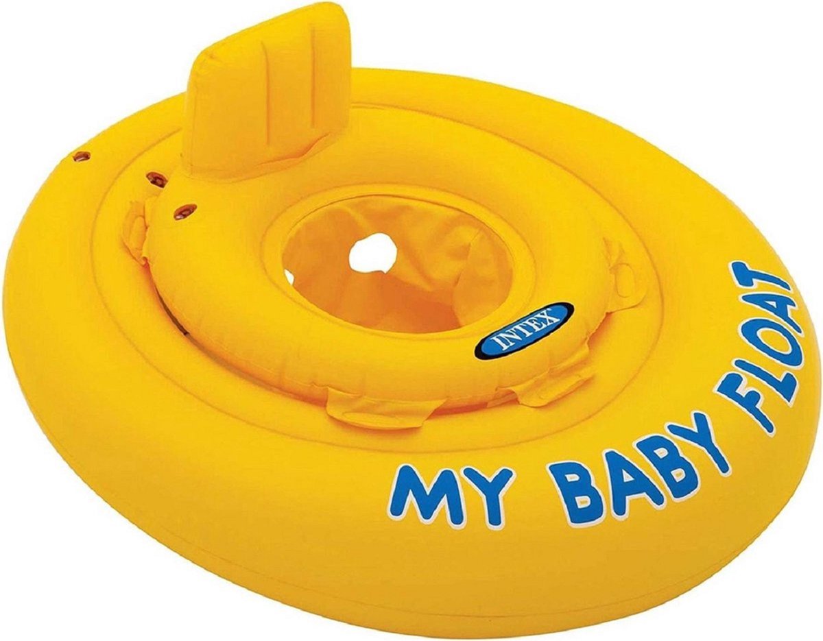  - Intex Zwemband Baby Float Geel - 70cm - tot 11 kilogram