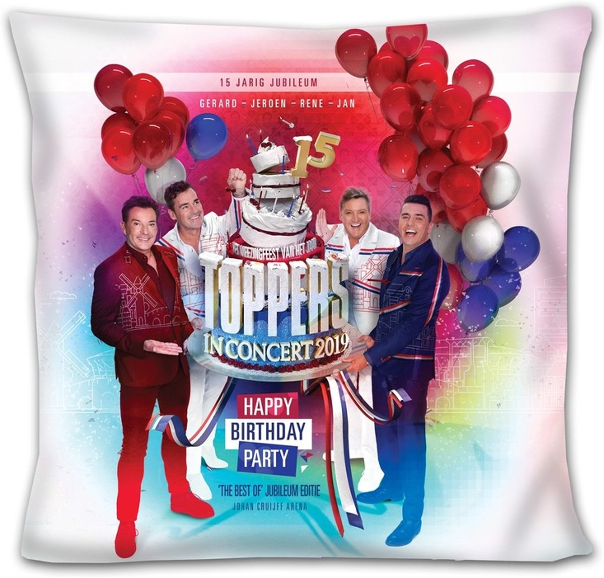 Officieel Toppers in concert kussen 40x40 cm - Toppers 2019 merchandise