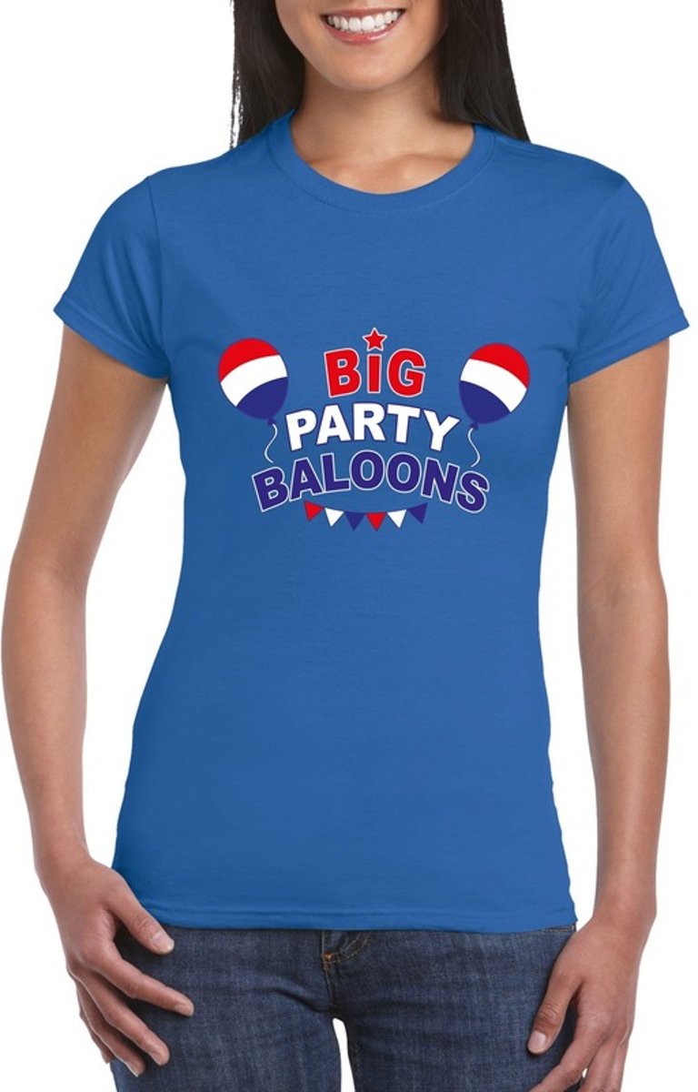 Toppers - Blauw Toppers in concert t-shirt Big Party Baloons dames - Officiele Toppers in concert merchandise 2XL