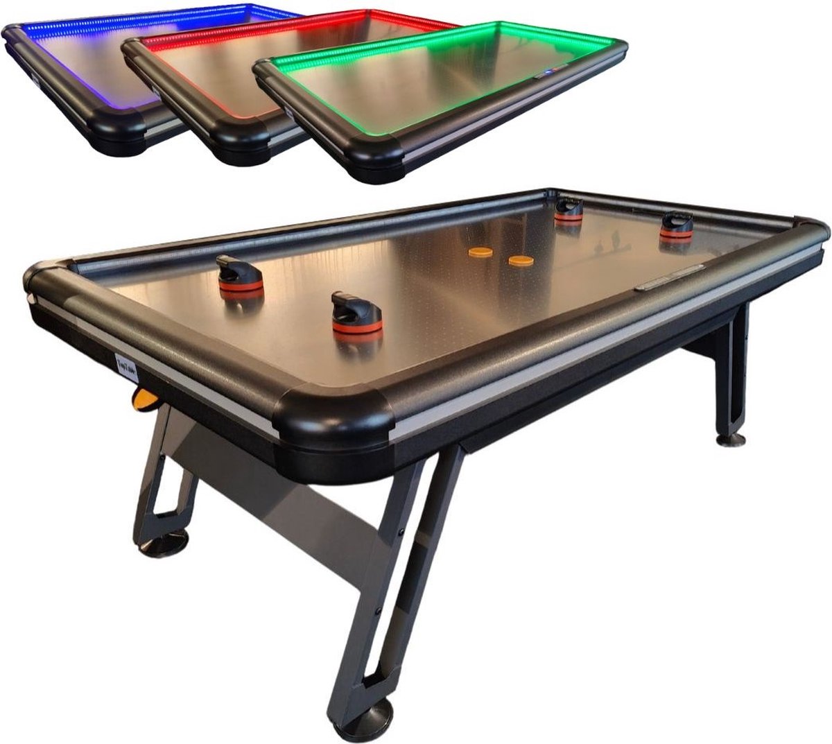 TopTable Airhockey TopTable Hyper LED/RVS