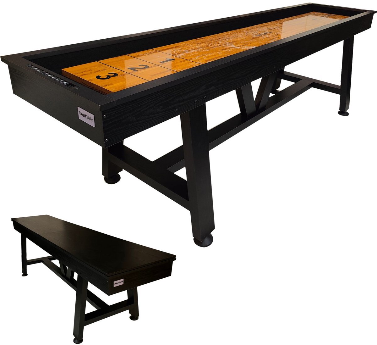 TopTable Shuffleboard Score w/table top 9ft