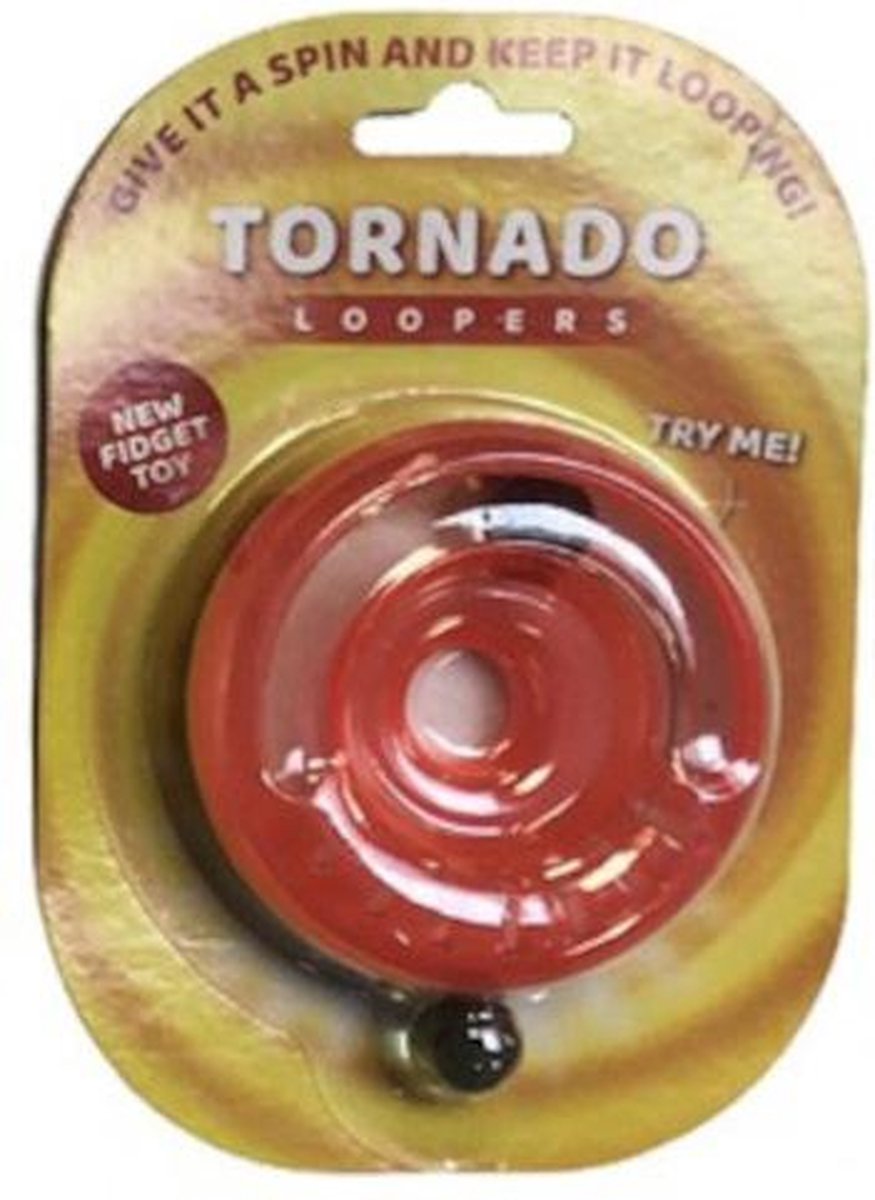 Tornado Fidget Toy Loopers Junior Rood 2-delig