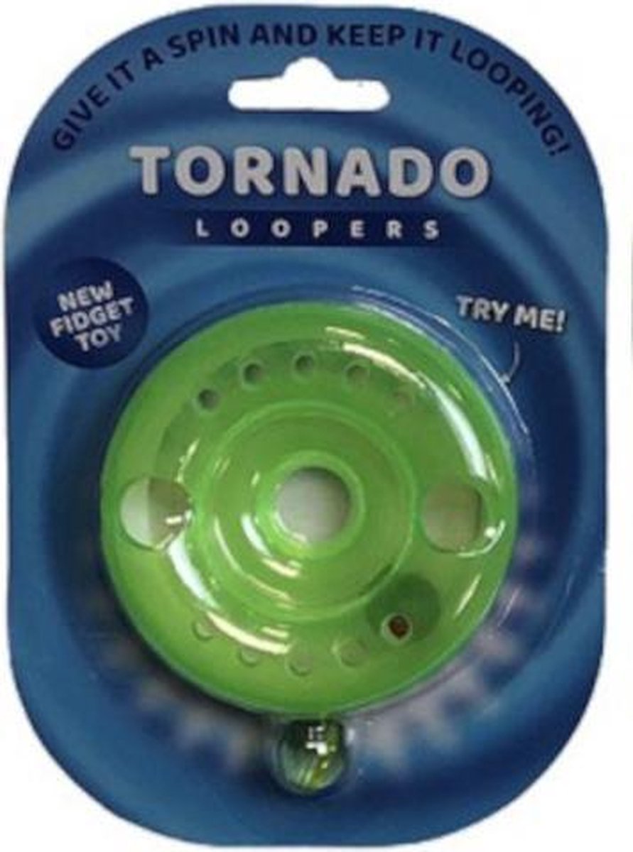 fidget toy Loopers junior groen 2-delig