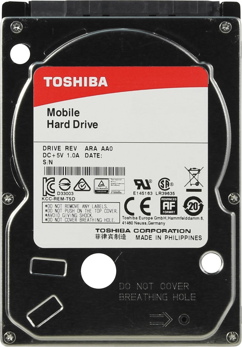 Toshiba MQ01ABF050M interne harde schijf 2.5 500 GB SATA III