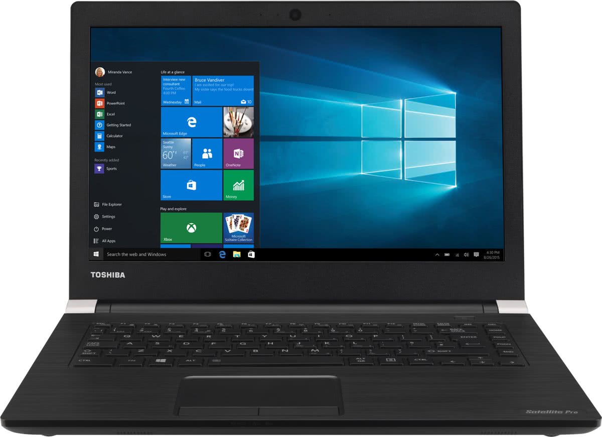 Toshiba Satellite Pro A40-C-1D8 2.3GHz i5-6200U 14 1920 x 1080Pixels Zwart Notebook