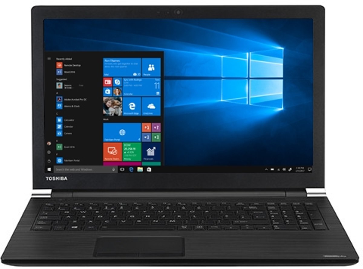 Toshiba Satellite Pro A50-E-11E Zwart Notebook 39,6 cm (15.6) 1366 x 768 Pixels 1,80 GHz Intel® 8ste generatie Core™ i7 i7-8550U