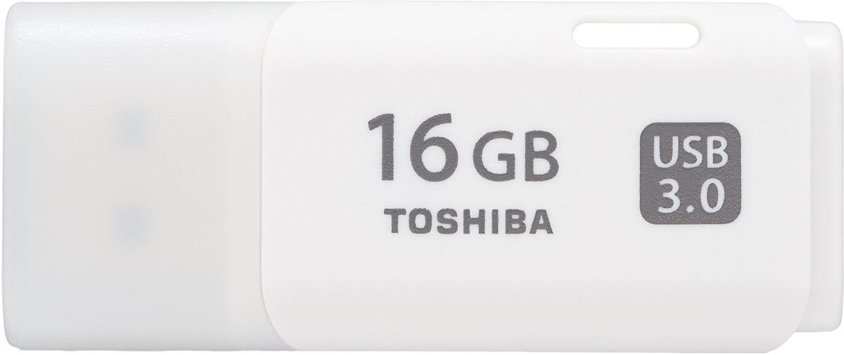 Toshiba TransMemory 16GB 16GB USB 3.0 (3.1 Gen 1) USB-Type-A-aansluiting Wit USB flash drive