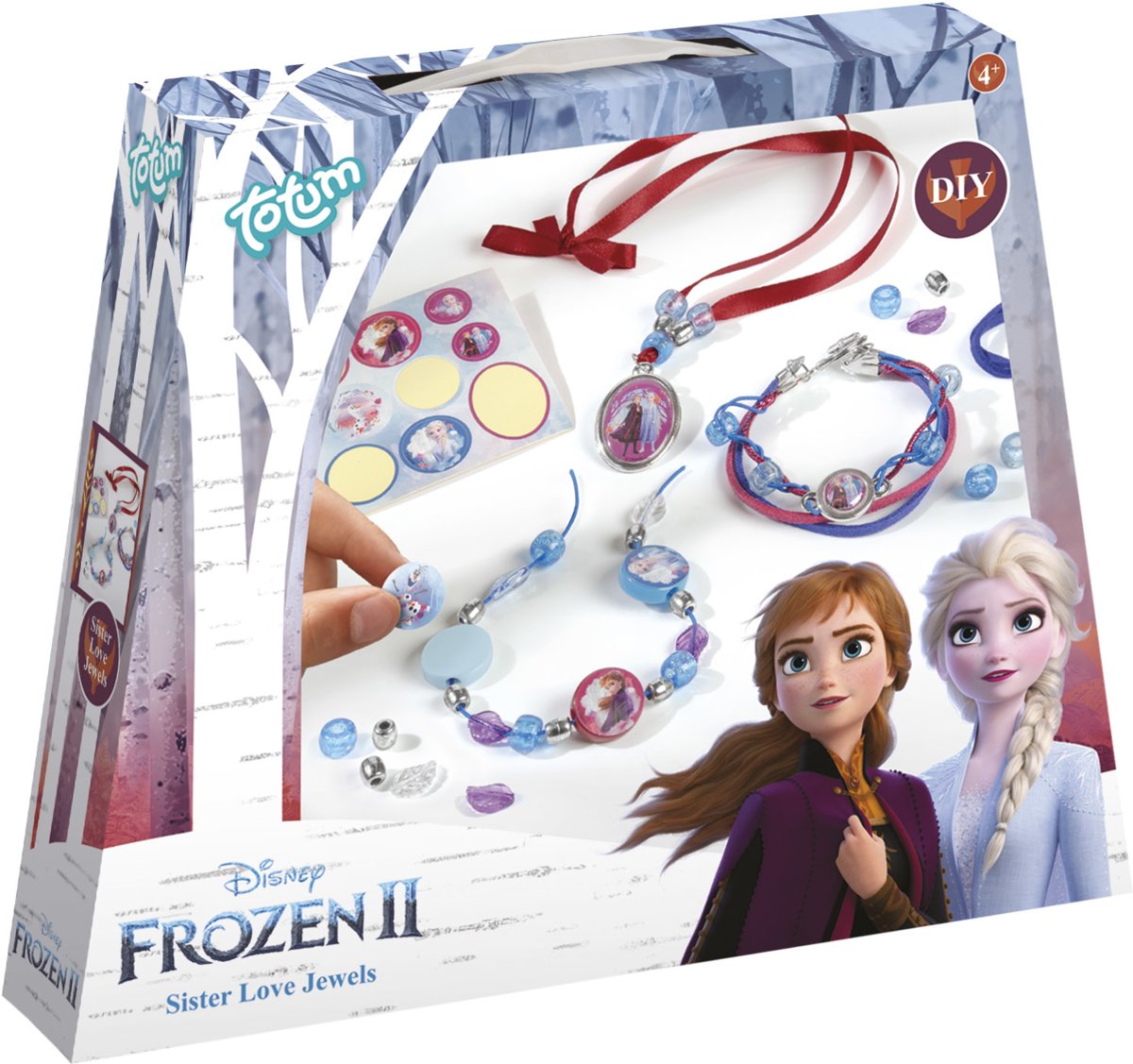 Disney Frozen 2 Sister love jewels lintsieraden maken - Totum knutselset