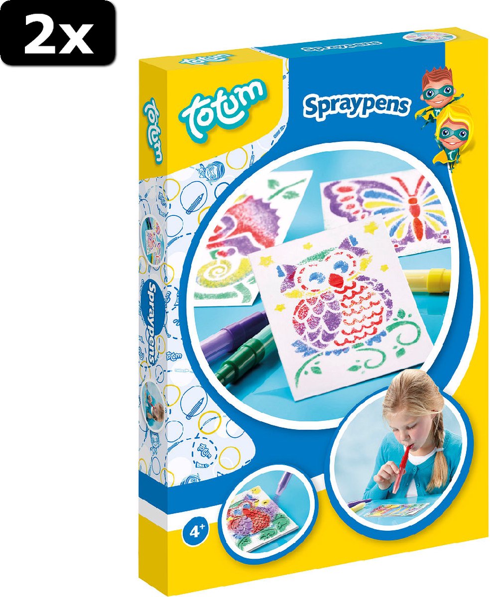 2x Totum Creativity Spraypens